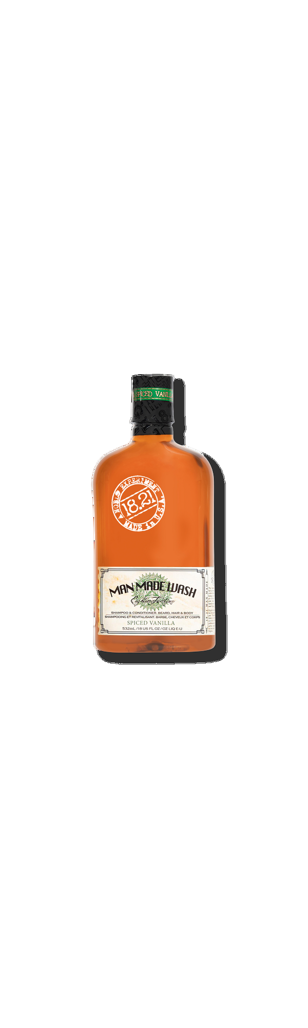 Ulta 18.21 Man Made  Spiced Vanilla Shampoo Conditioner and Body Wash