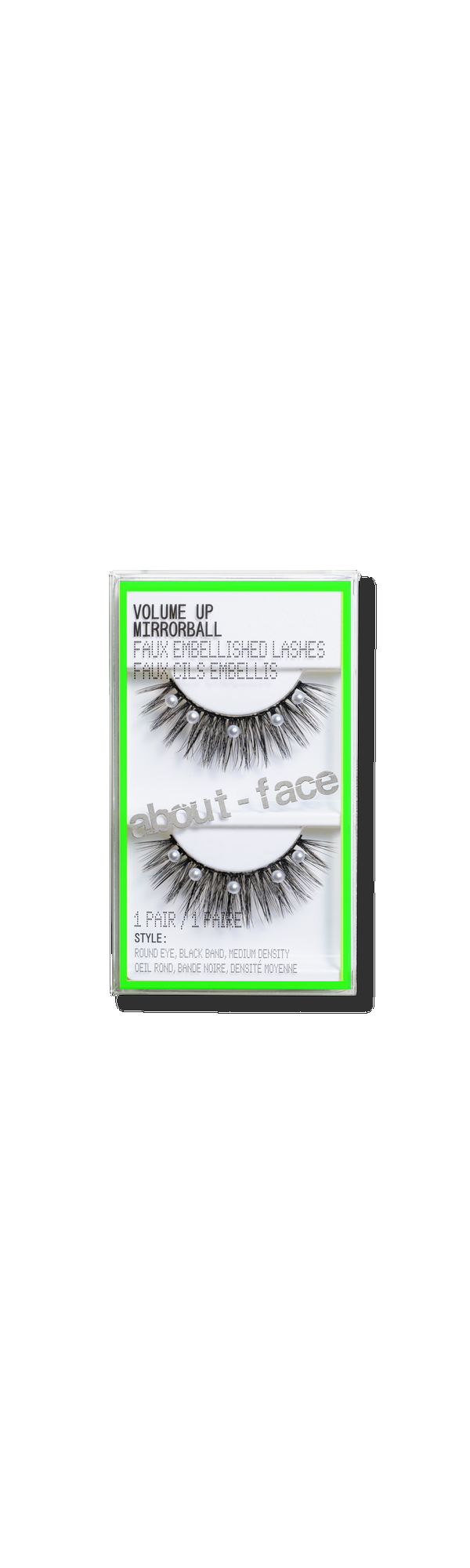 Ulta about-face  Volume Up Faux Embellished Lashes - Mirrorball