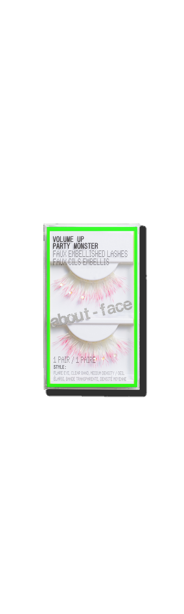 Ulta about-face  Volume Up Faux Embellished Lashes - Party Monster
