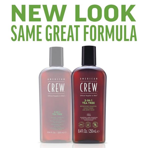 Ulta American Crew  3-in-1 Tea Tree Shampoo Conditioner And Body Wash