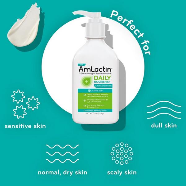 Ulta AmLactin  Daily Nourish Lotion With 5% Lactic Acid AHA