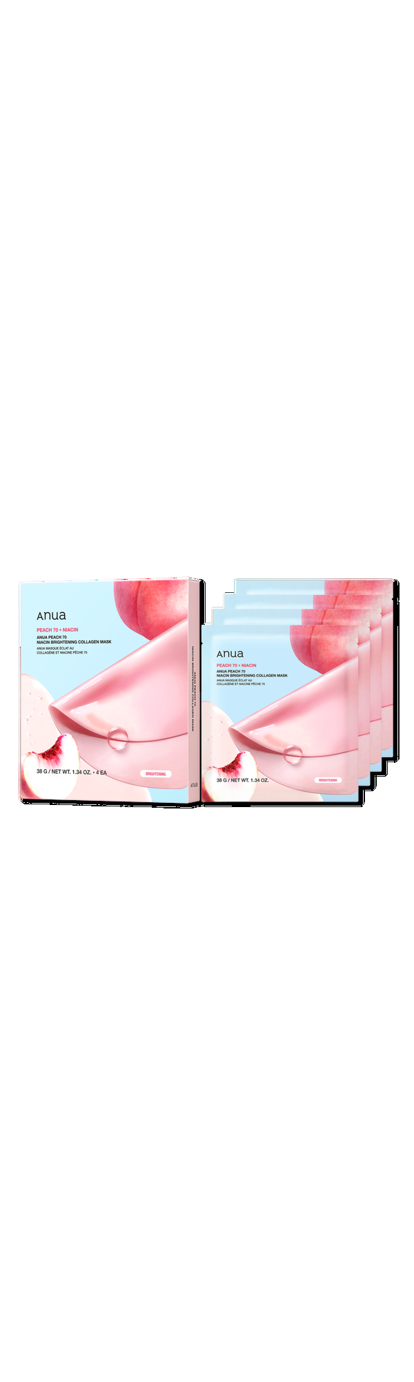 Ulta ANUA  Peach 70 Niacin Brightening Collagen Mask