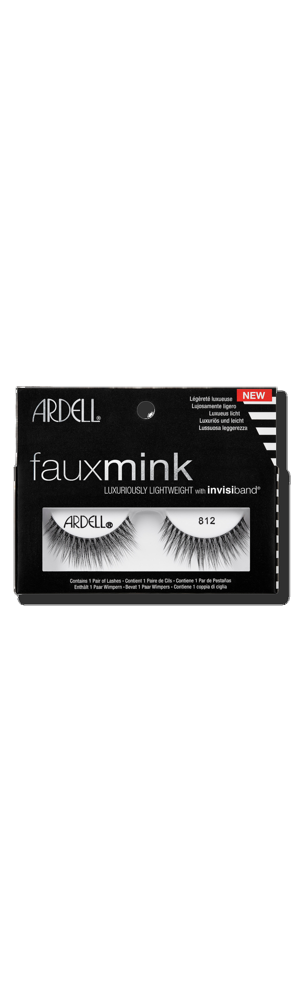 Ulta Ardell  Faux Mink #812 False Eyelash Lightweight with Invisiband