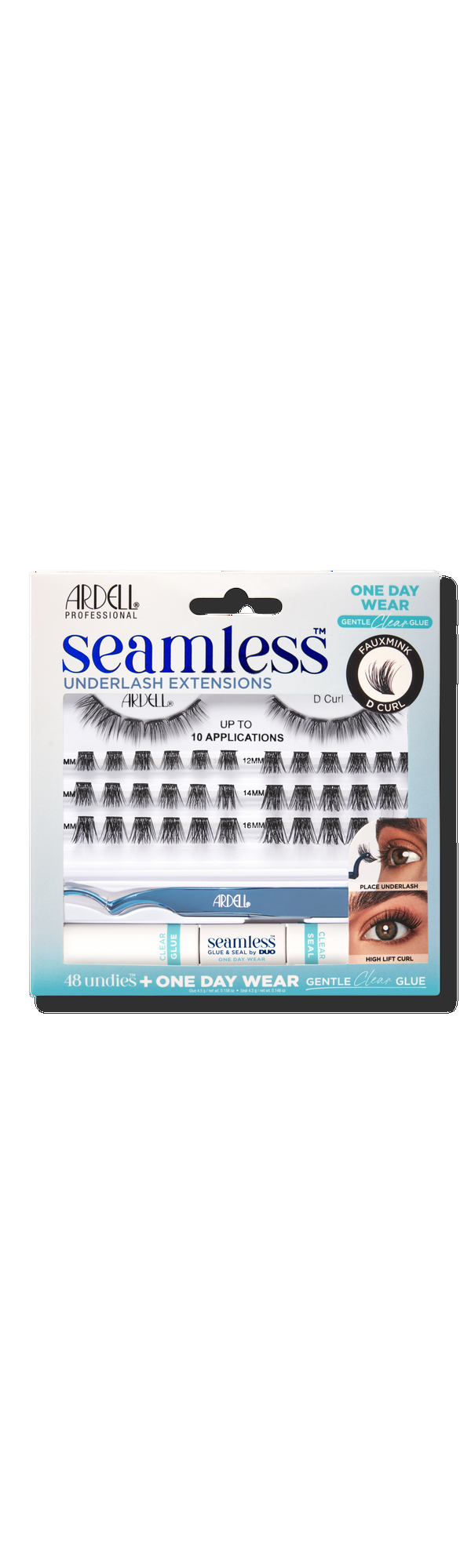 Ulta Ardell  Seamless One Day Underlash Extension Kit – Faux Mink D Curl