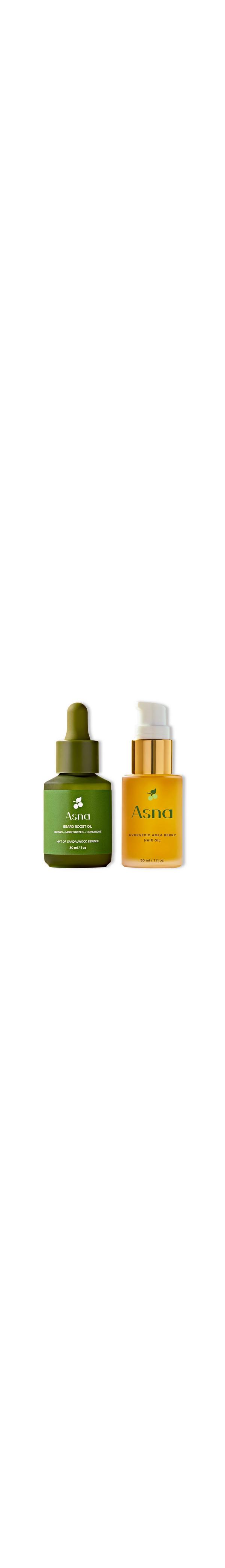 Ulta Asna Beauty  Amla BioVeda Beard Oil + 3-in-1 Hair Oil Growth & Hydration Set