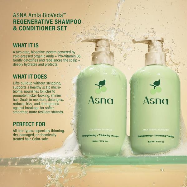 Ulta Asna Beauty  Amla BioVeda Regenerative Shampoo + Conditioner Set