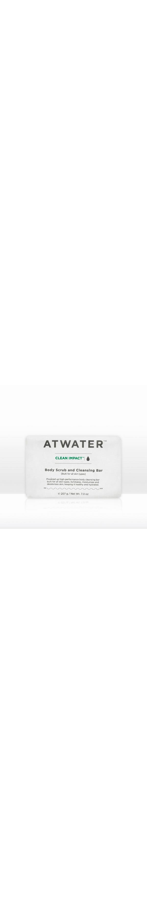 Ulta ATWATER  Clean Impact Body Scrub and Cleansing Bar