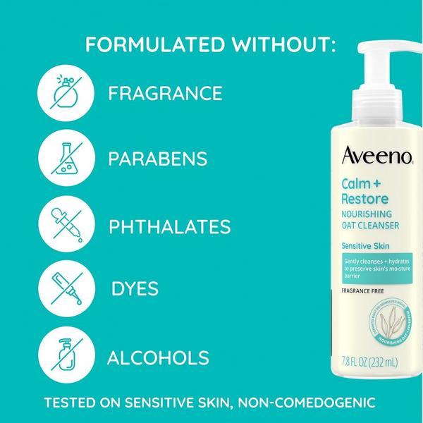 Ulta Aveeno  Calm + Restore Nourishing Oat Facial Cleanser