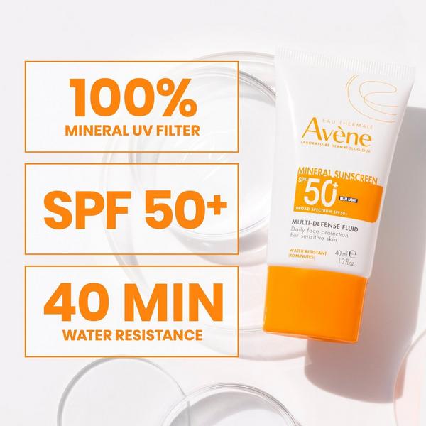 Ulta Avène  Mineral Sunscreen Multi-Defense Fluid SPF 50+