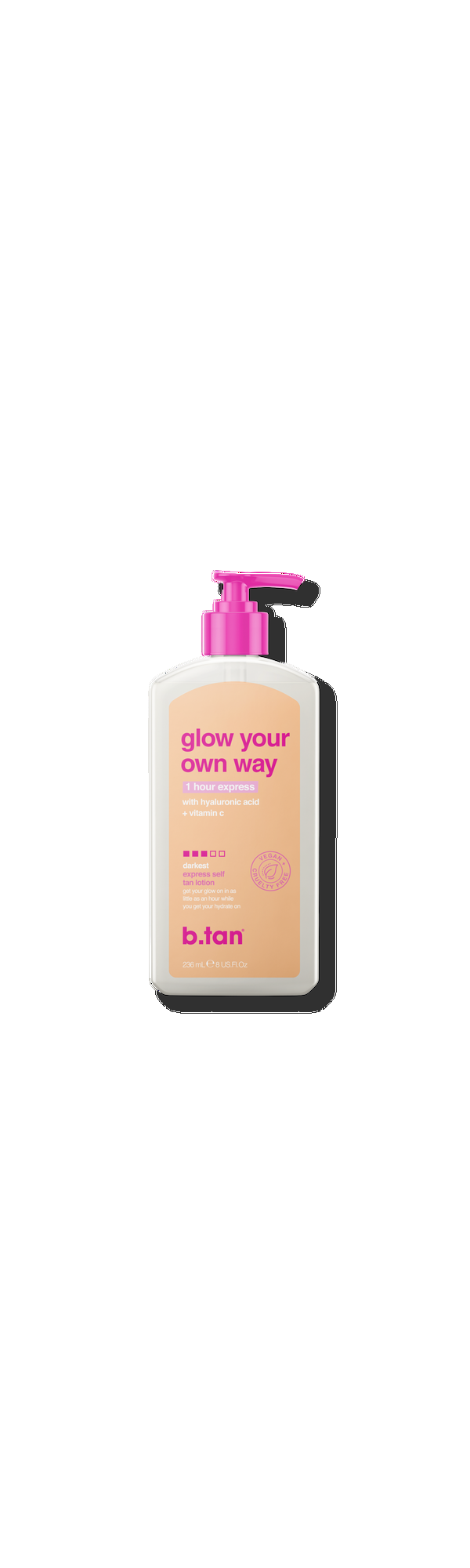 Ulta b.tan  Glow Your Own Way 1 Hour Express Self Tan Lotion