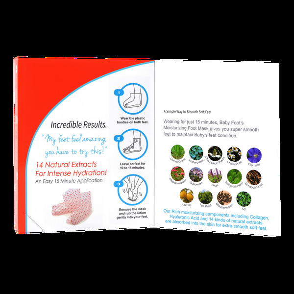 Ulta Baby Foot  Unscented Moisturizing Foot Mask Booties