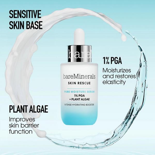 Ulta BareMinerals  SKIN RESCUE Pure Moisture Serum With 1% PGA And Plant Algae