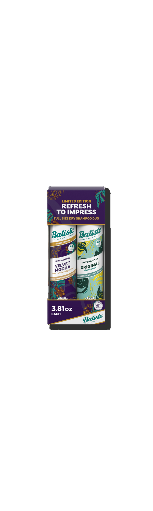 Ulta Batiste  Limited Edition Original & Velvet Mocha Dry Shampoo Holiday Duo