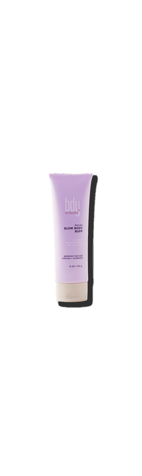 Ulta bdy.  Glow Body Buff Purifying Gentle Scrub with Glycerin + Salicylic Acid