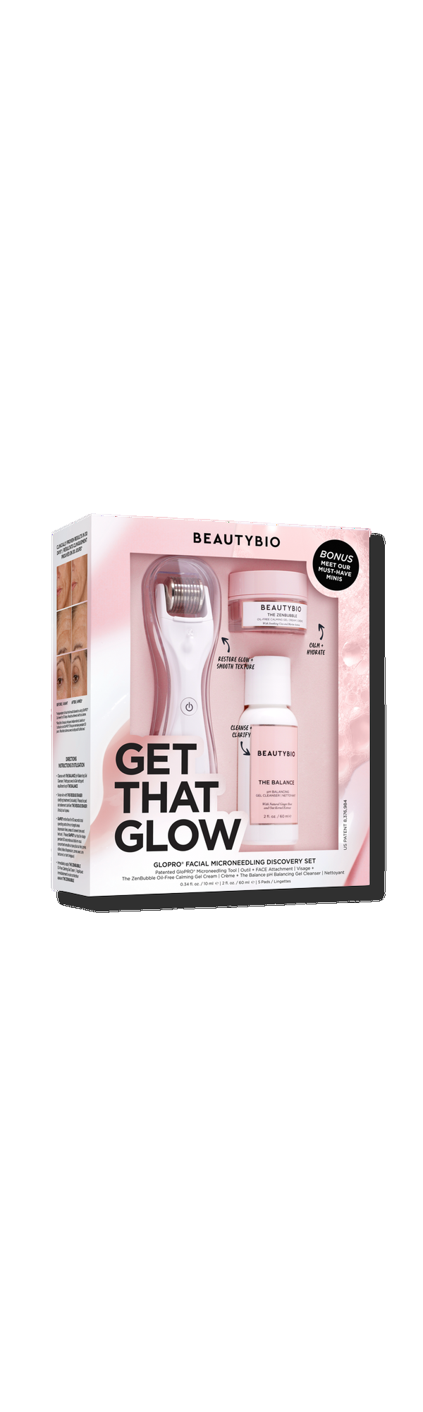 Ulta BeautyBio  Get That Glow GloPRO Facial Microneedling Discovery Set