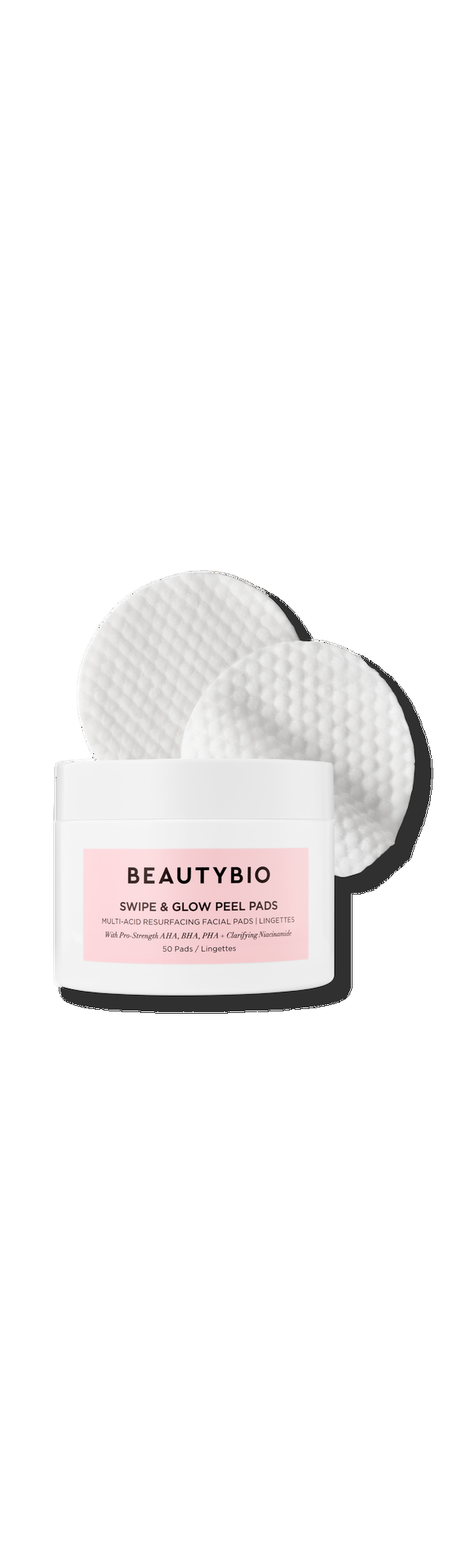 Ulta BeautyBio  Swipe & Glow Peel Pads with AHA BHA PHA + Niacinamide