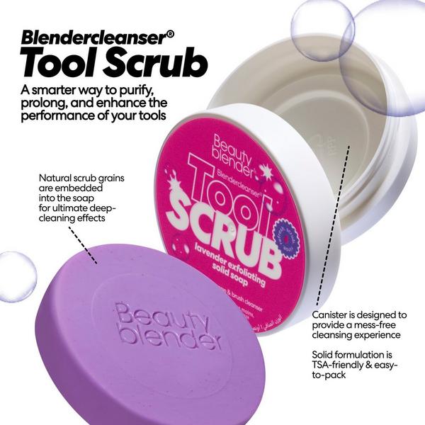 Ulta Beautyblender  Tool Scrub Lavender Hand Sponge & Brush Cleanser
