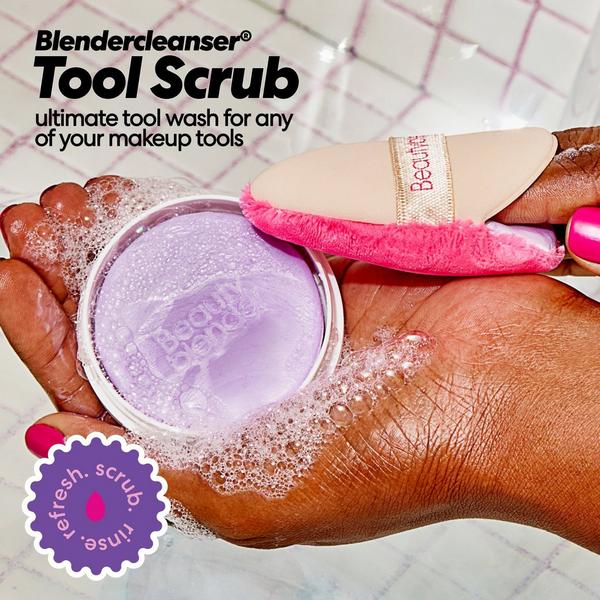 Ulta Beautyblender  Tool Scrub Lavender Hand Sponge & Brush Cleanser