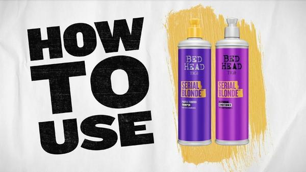 Ulta Bed Head  Serial Blonde Purple Shampoo For Cool Blonde Hair
