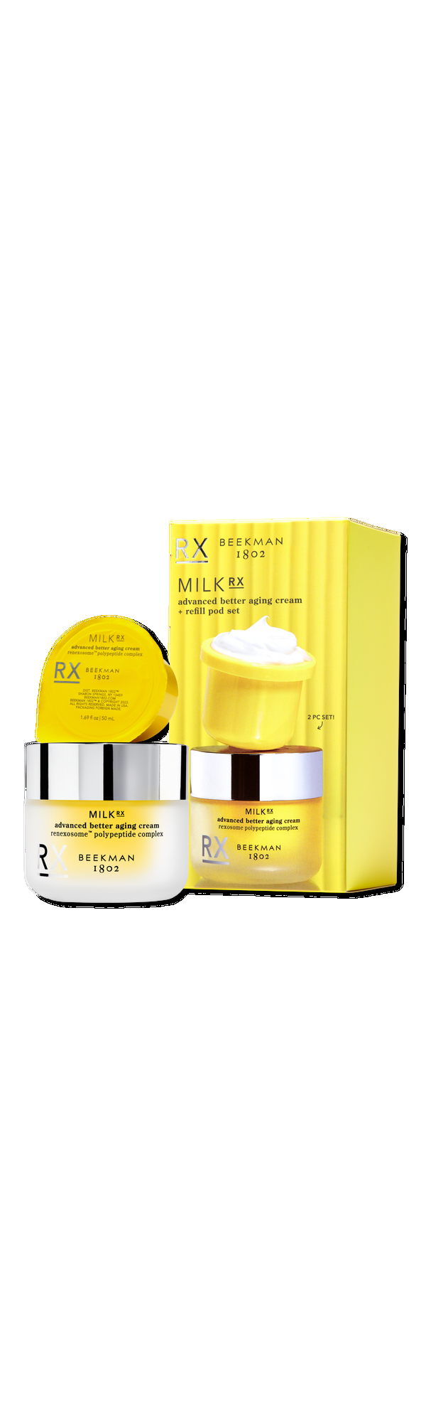 Ulta Beekman 1802  Milk RX Advanced Better Aging Refill Duo