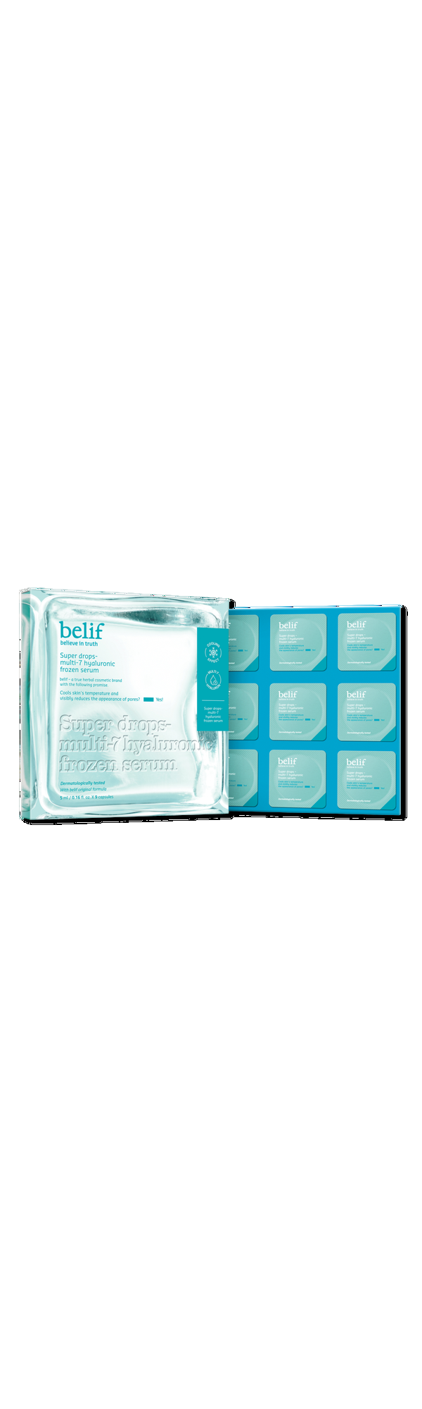 Ulta belif  Super Drops Multi-7 Hyaluronic Frozen Serum