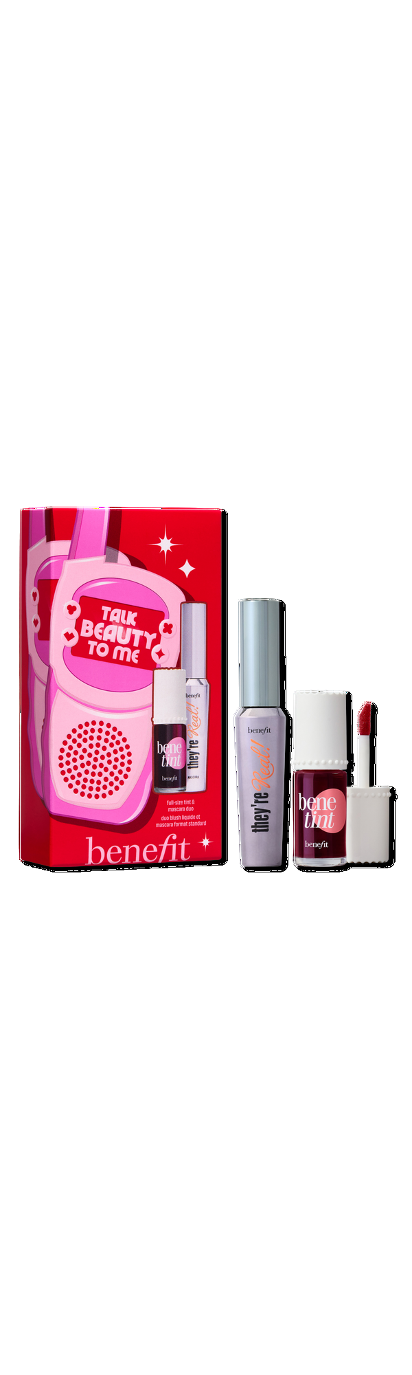 Ulta Benefit Cosmetics  Talk Beauty to Me 2 Piece Lip & Cheek Tint + Mascara Gift Set