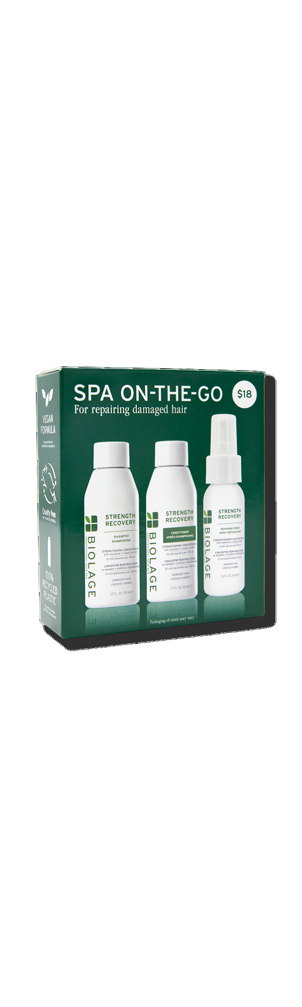 Ulta Biolage  Strength Recovery Spa On the Go Mini Kit