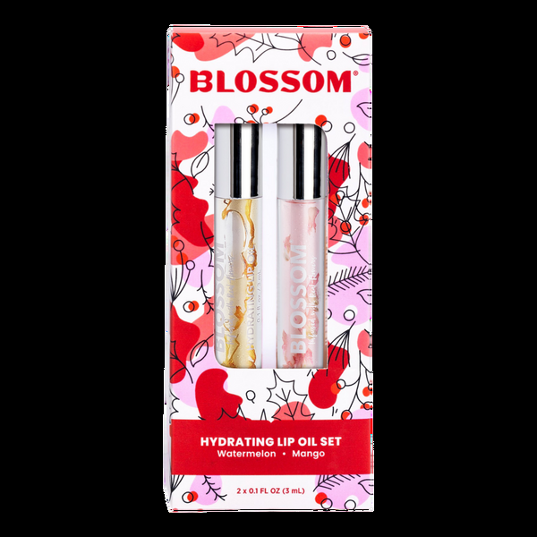 Ulta BLOSSOM  Hydrating Lip Oil Set - Watermelon + Mango Flavors