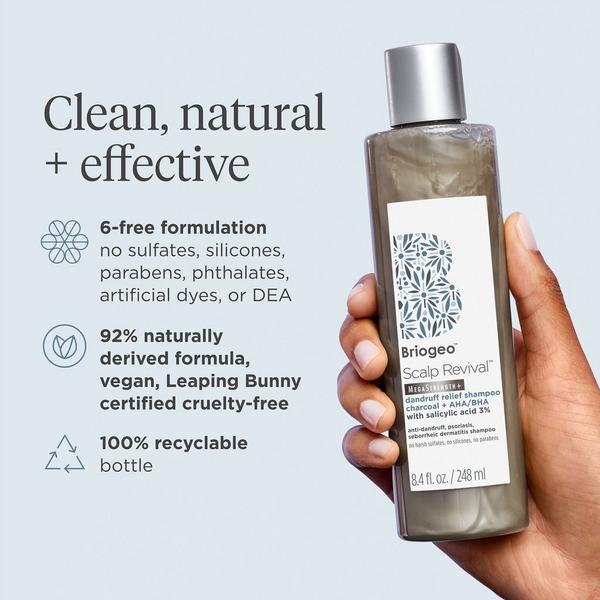 Ulta Briogeo  Scalp Revival MegaStrength+ Dandruff Relief Shampoo Charcoal + AHA/BHA