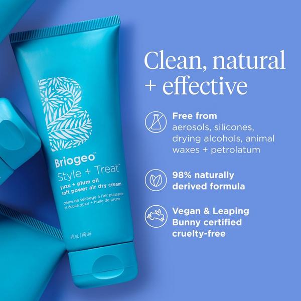 Ulta Briogeo  Style + Treat Yuzu + Plum Oil Air Dry Hair Styling Cream