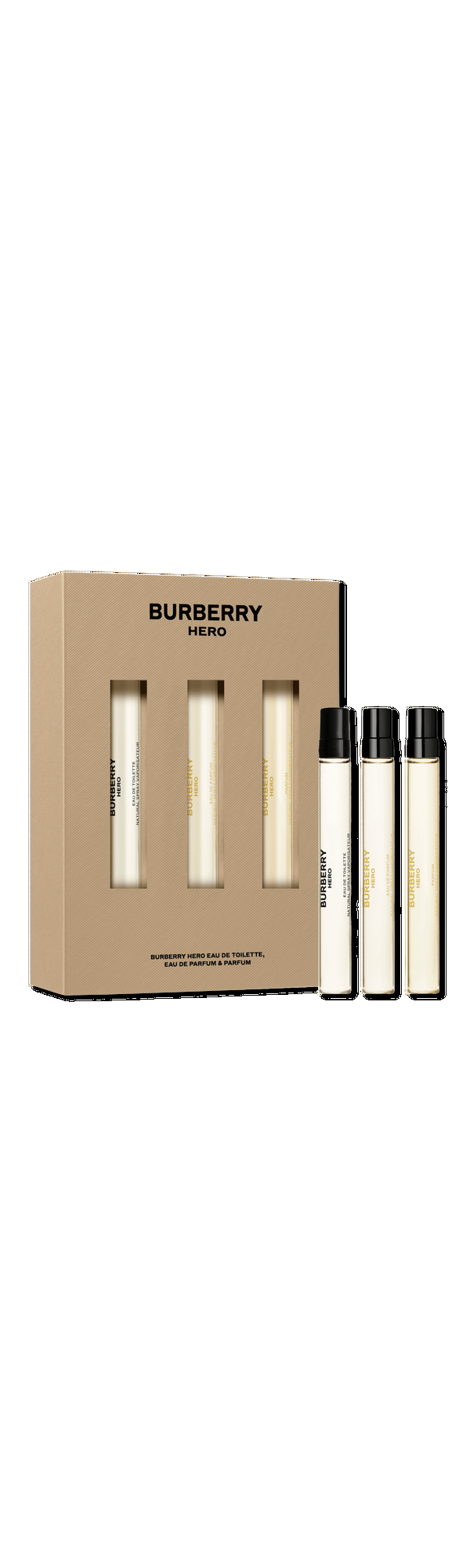 Ulta Burberry  Hero Travel Spray Cologne 3-Piece Gift Set