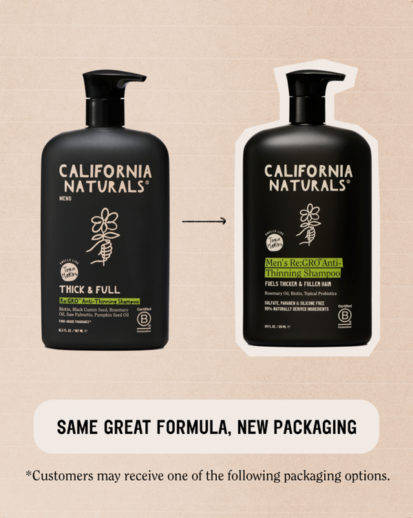 Ulta California Naturals  Men's Re:GRO Anti-Thinning Shampoo