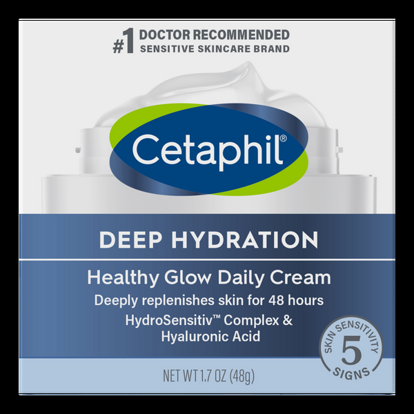 Ulta Cetaphil  Deep Hydration Healthy Glow Daily Cream Fragrance-Free