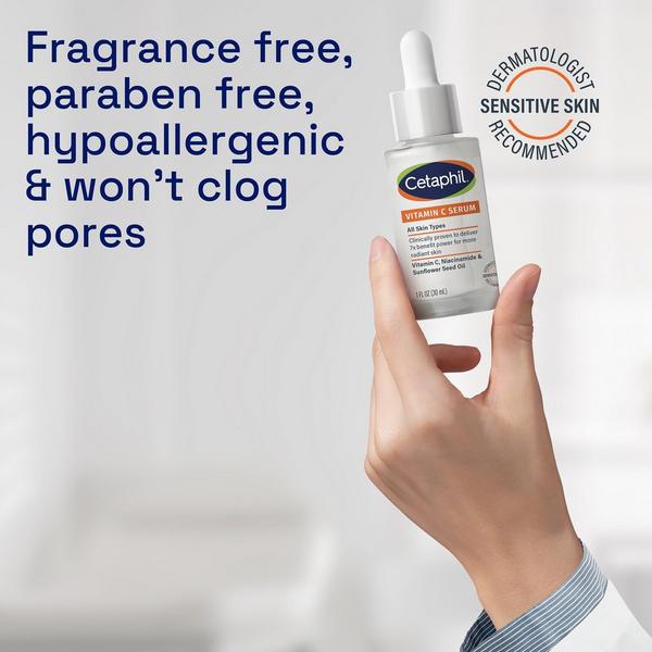 Ulta Cetaphil  Vitamin C Serum With Niacinamide And Sunflower Seed Oil