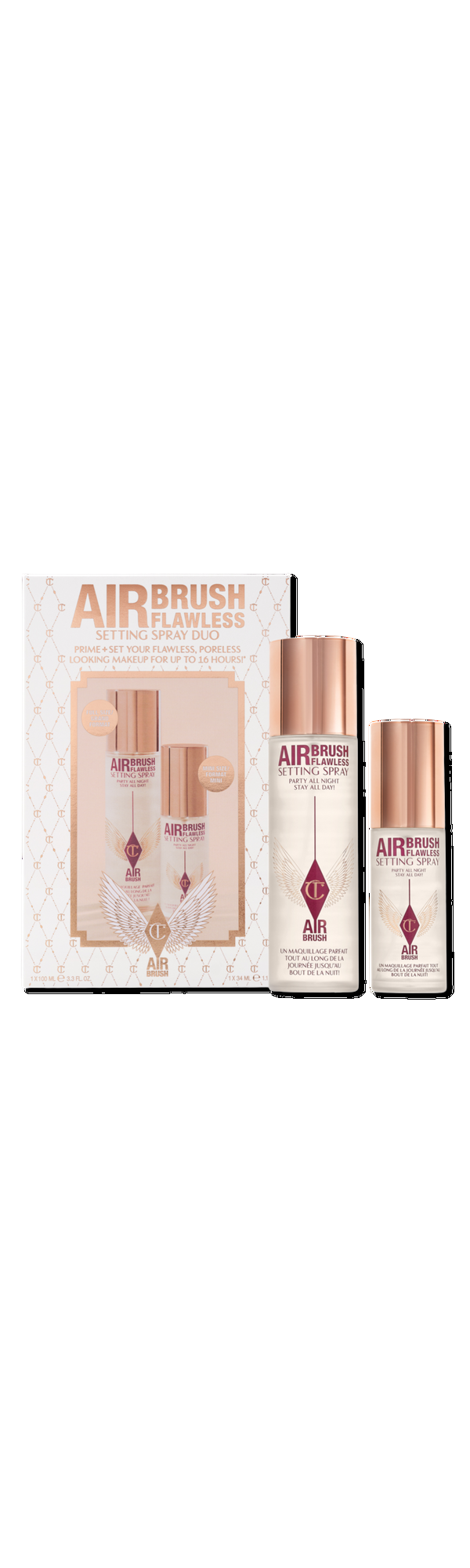 Ulta Charlotte Tilbury  Airbrush Flawless Setting Spray Duo
