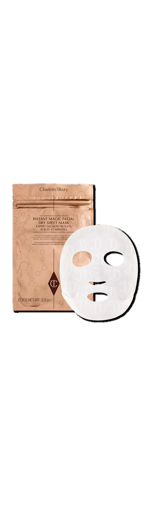 Ulta Charlotte Tilbury  Instant Magic Facial Dry Sheet Mask