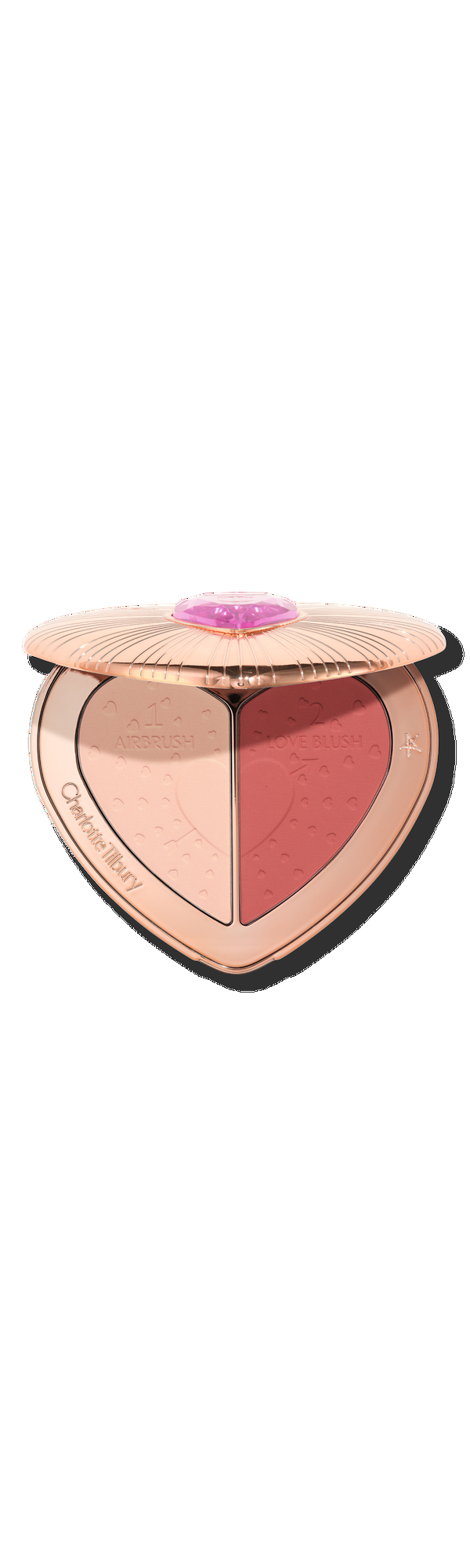 Ulta Charlotte Tilbury  Pillow Talk Beauty Soulmates Brighten & Blush Powder Palette