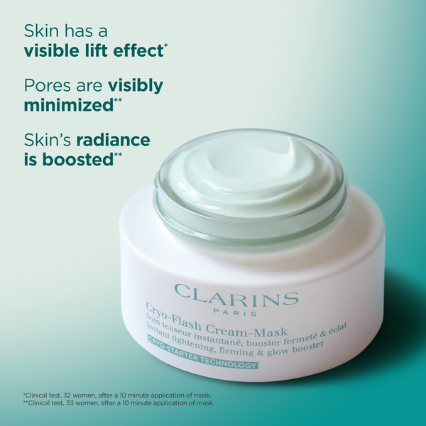 Ulta Clarins  Cryo-Flash Instant Lift Effect & Glow Boosting Face Mask