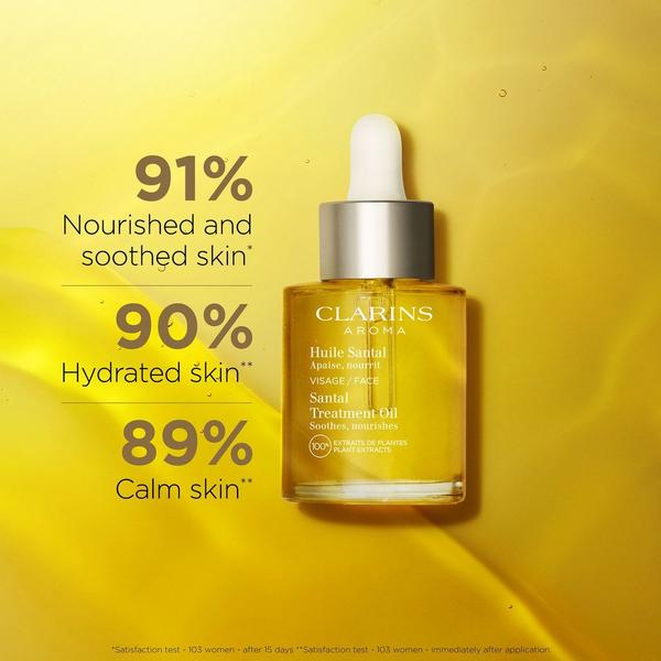 Ulta Clarins  Santal Soothing & Hydrating Face Treatment Oil