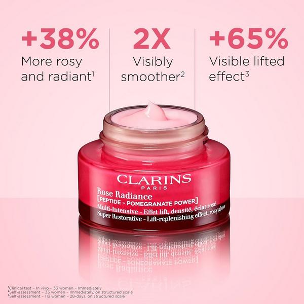 Ulta Clarins  Super Restorative Rose Radiance Peptide Face Moisturizer
