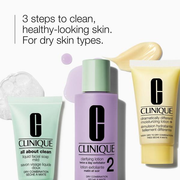 Ulta Clinique  Skin School Supplies: Cleanser Refresher Course Set - Dry Combination