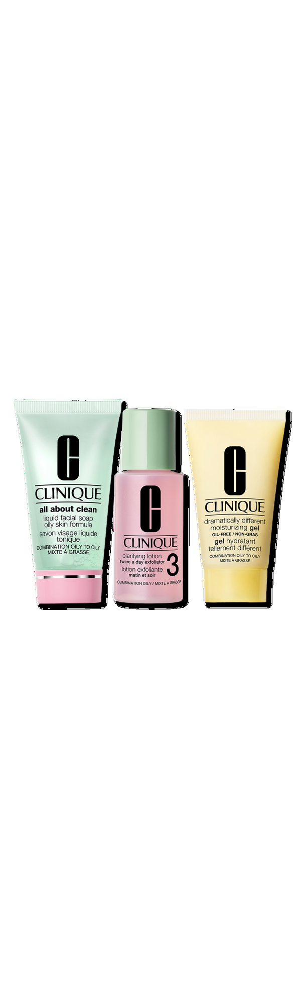 Ulta Clinique  Skin School Supplies: Cleanser Refresher Course Set - Combination Oily