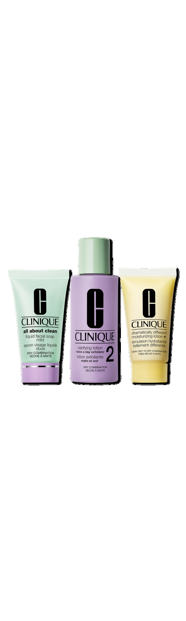 Ulta Clinique  Skin School Supplies: Cleanser Refresher Course Set - Dry Combination