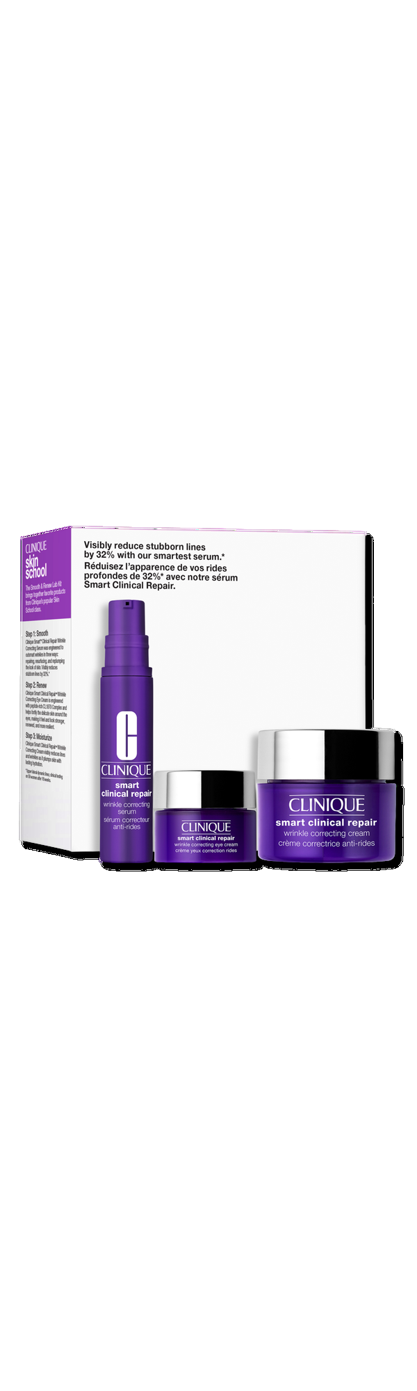 Ulta Clinique  Skin School Supplies: Smooth + Renew Lab Anti-Aging Skincare Set