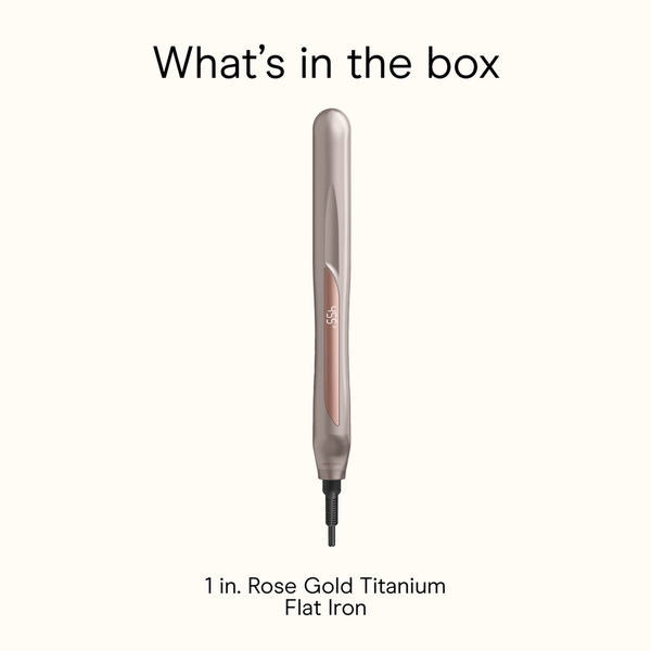 Ulta Conair  InfinitiPRO By Conair Titanium Flat Iron Smooth & Shine Luxe Series - Rose Gold