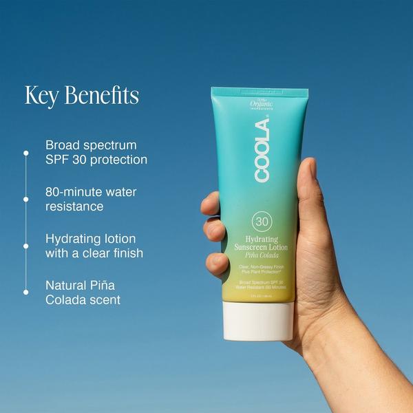 Ulta COOLA  Classic Body Organic Sunscreen Lotion SPF 30 - Piña Colada