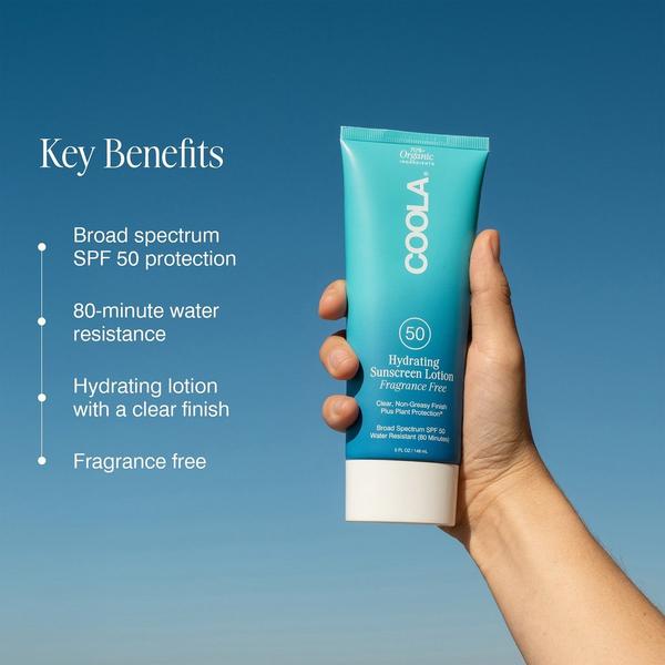 Ulta COOLA  Classic Body Organic Sunscreen Lotion SPF 50 Fragrance Free
