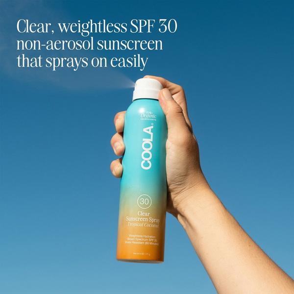 Ulta COOLA  Classic Body Organic Sunscreen Spray SPF 30 Tropical Coconut