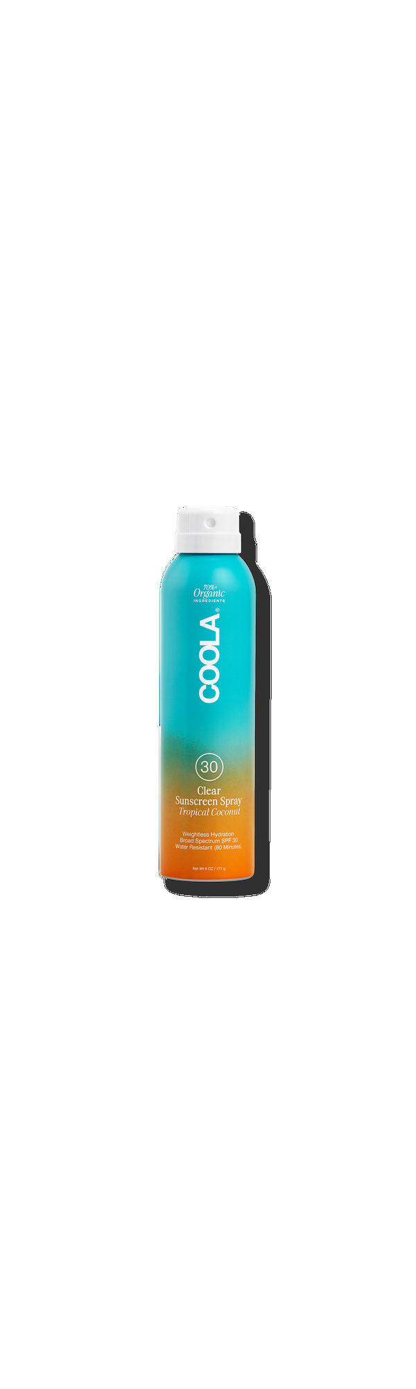 Ulta COOLA  Classic Body Organic Sunscreen Spray SPF 30 Tropical Coconut