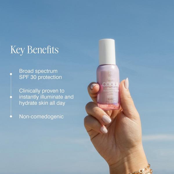 Ulta COOLA  Dew Good Illuminating Serum Sunscreen With Probiotic Technology SPF 30